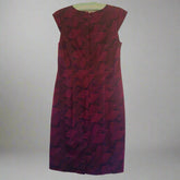 Diana Ferrari Exclusive Print Purple and Black Dress